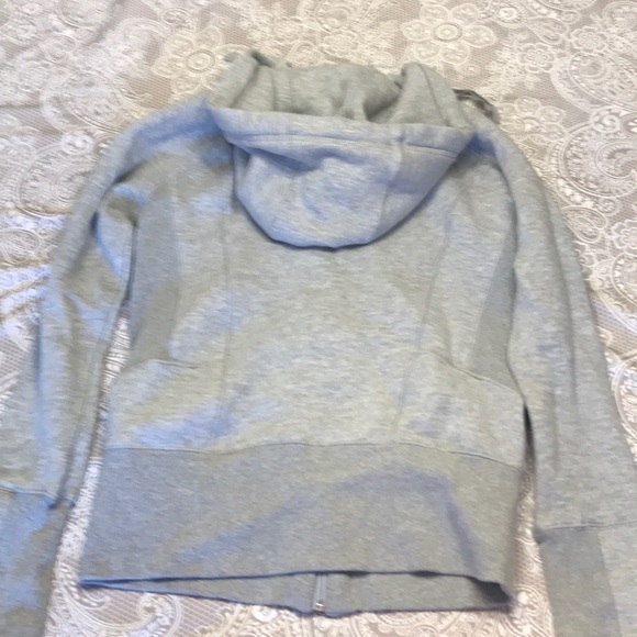 REFLEX grey zipper hoodie - Picture 3 of 5